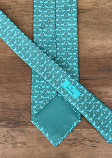 Corbata Jurassic verde