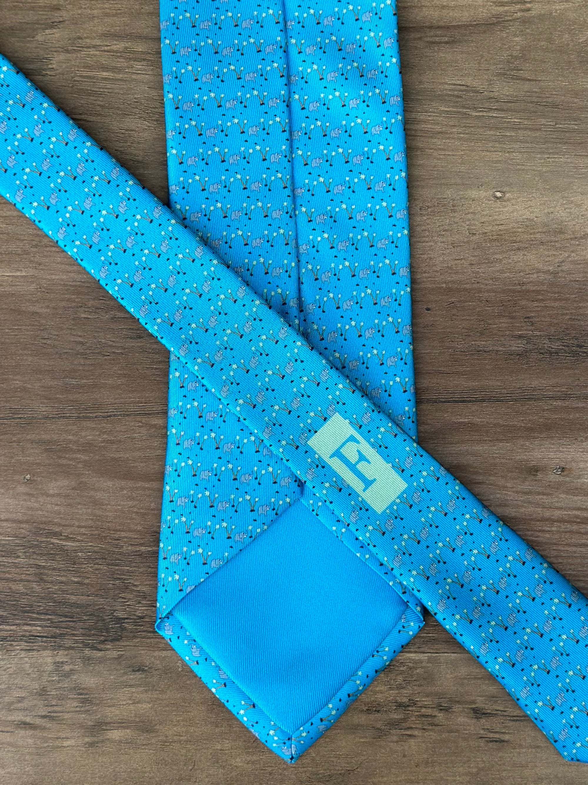 Corbata Serengeti azul