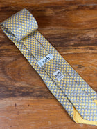 Corbata Hermés amarilla