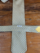 Corbata Hermés amarilla