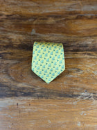 Corbata Hermés amarilla