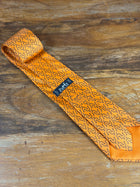 Corbata Hermés naranja