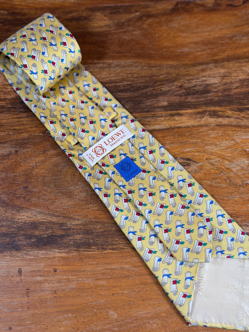 Corbata Loewe amarilla