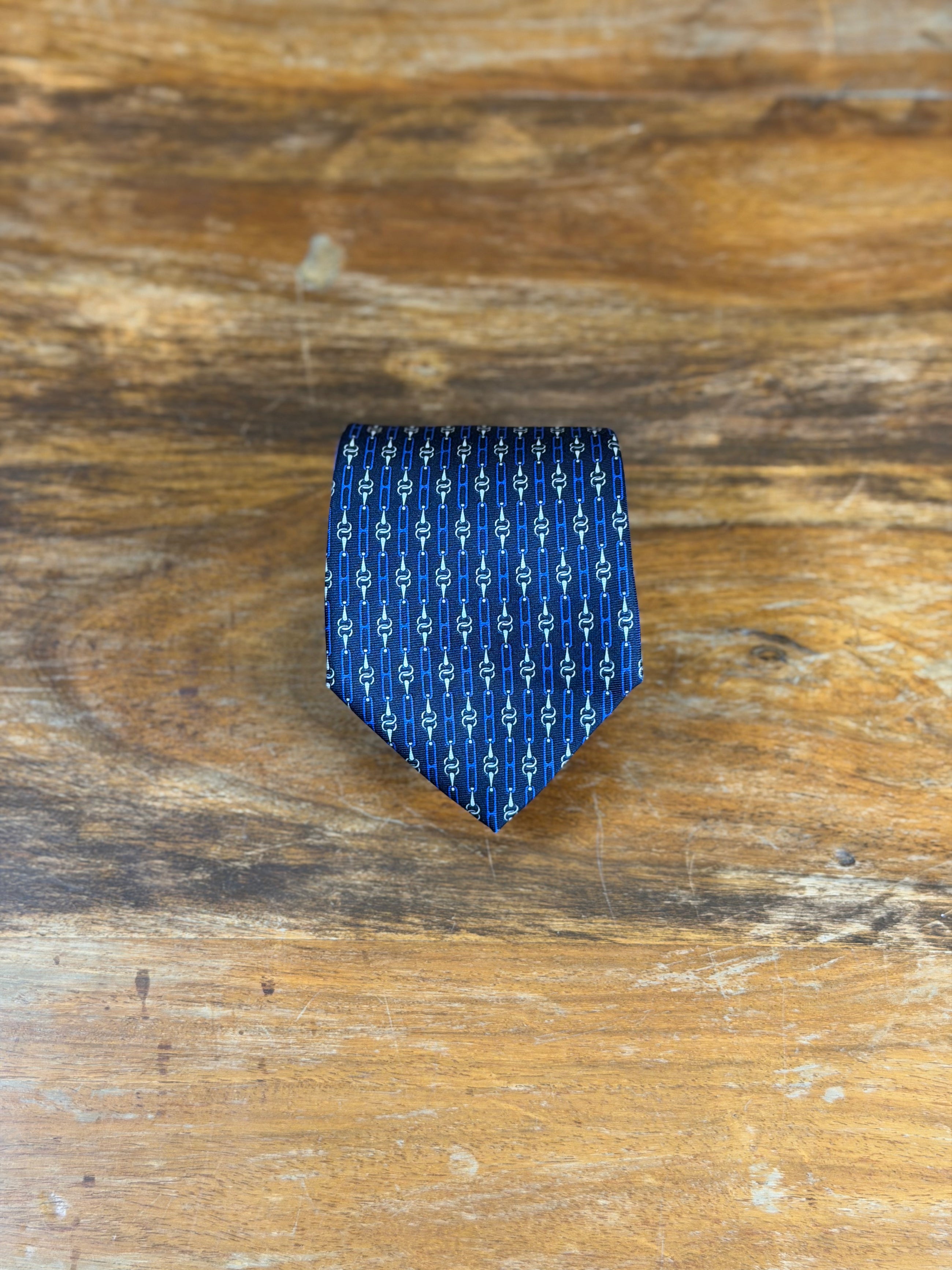 Corbata Balenciaga azul