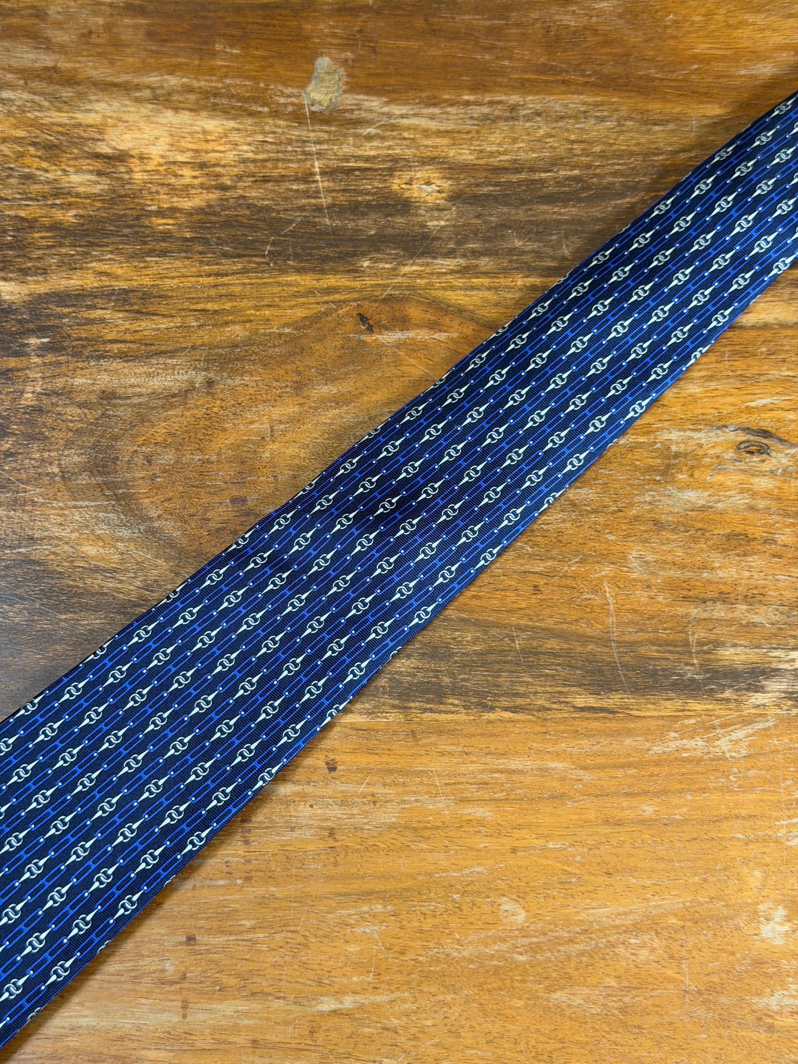Corbata Balenciaga azul