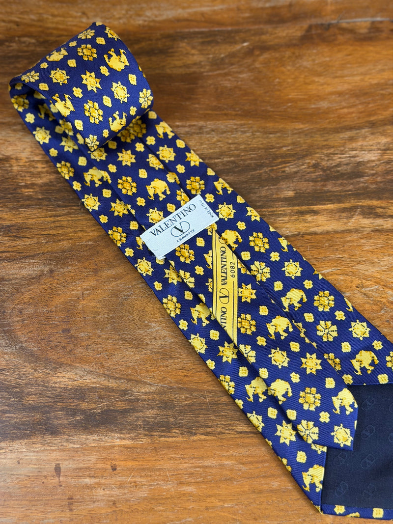 Corbata Valentino azul