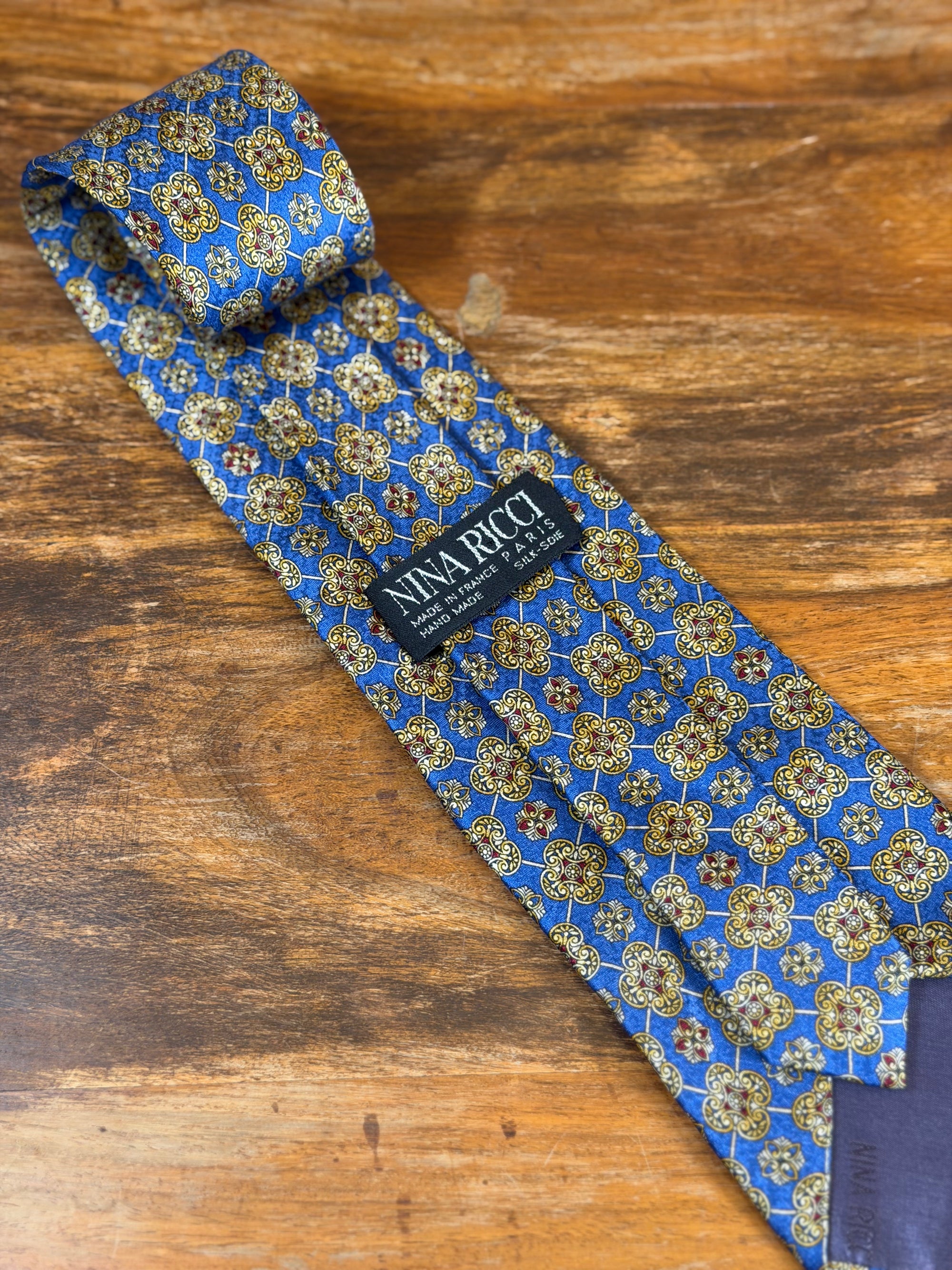 Corbata Nina Ricci azul