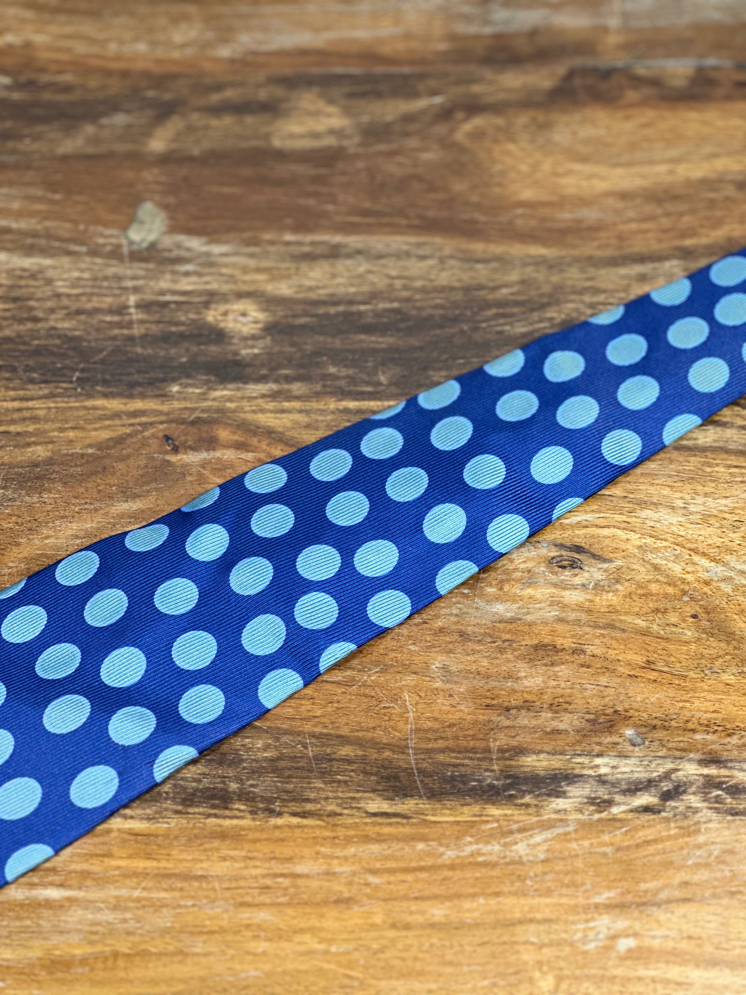 Corbata Yves Saint Laurent azul