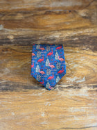 Corbata Hermés azul