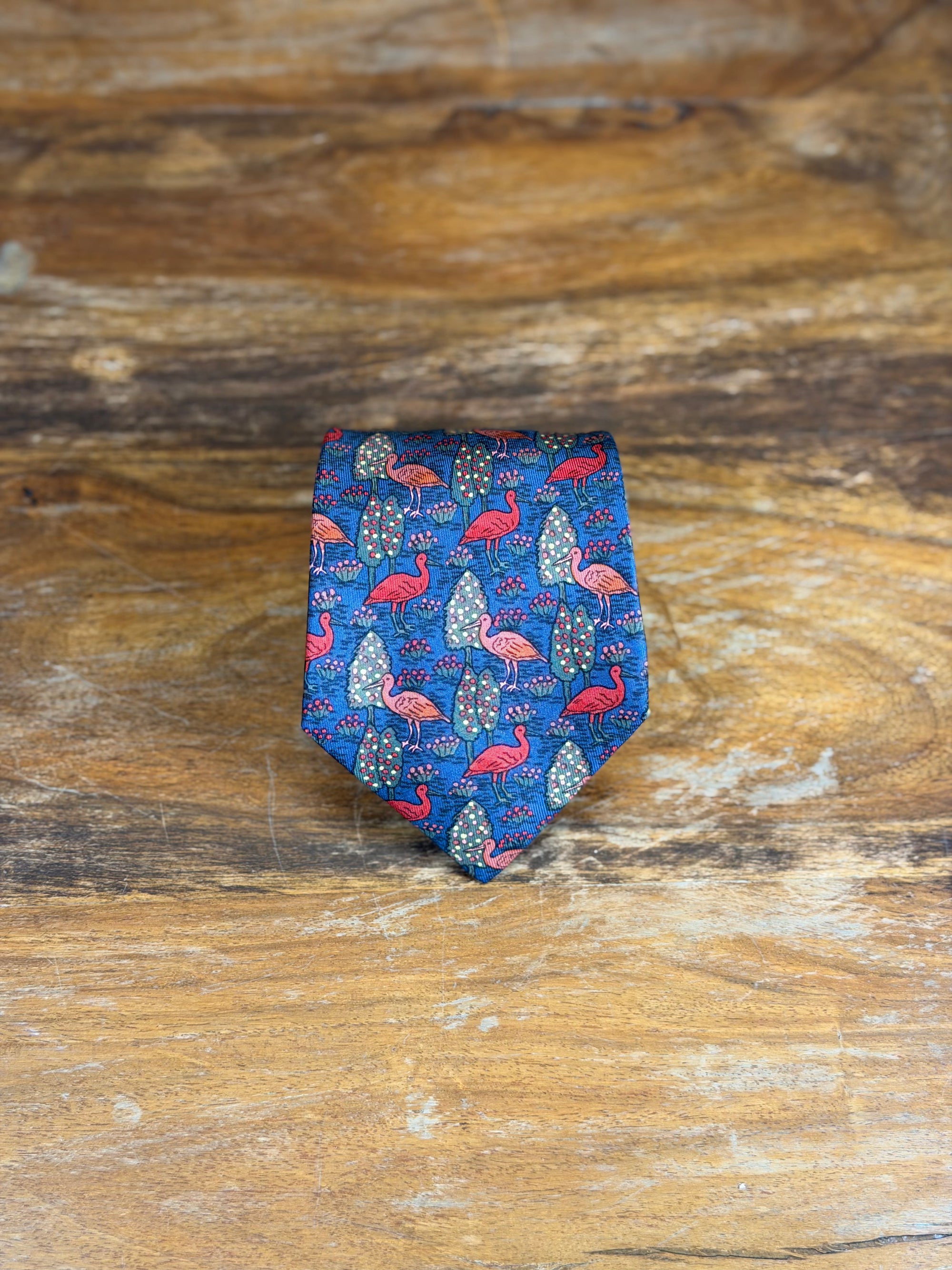 Corbata Hermés azul