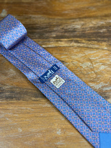 Corbata Hermés azul