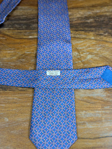 Corbata Hermés azul