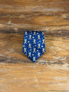 Corbata Hermés azul