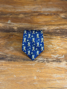 Corbata Hermés azul