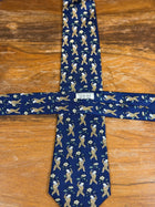 Corbata Hermés azul