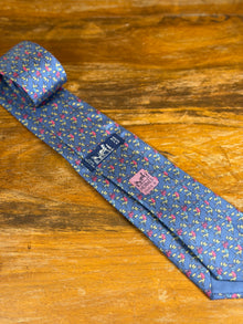 Corbata Hermés azul