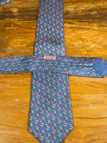 Corbata Hermés azul