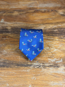 Corbata Hermés azul