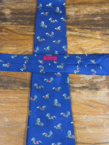 Corbata Hermés azul