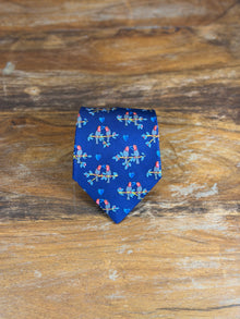 Corbata Hermés azul