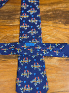 Corbata Hermés azul