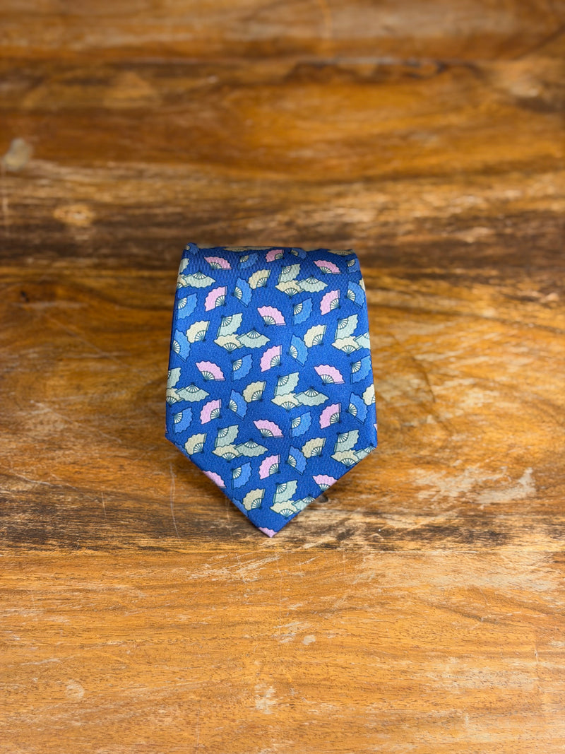 Corbata Hermés azul