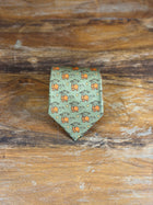 Corbata Hermés verde