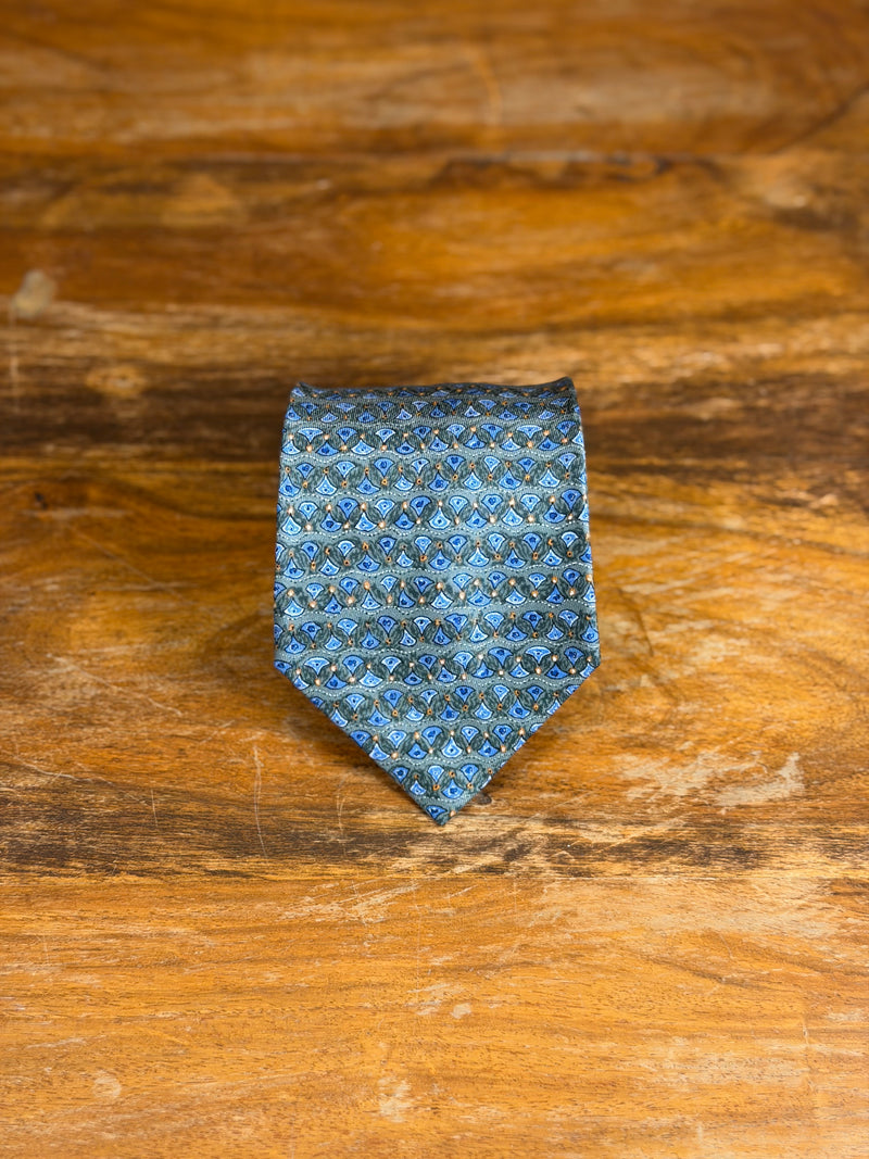 Corbata Hermés verde