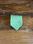 Corbata Hermés verde