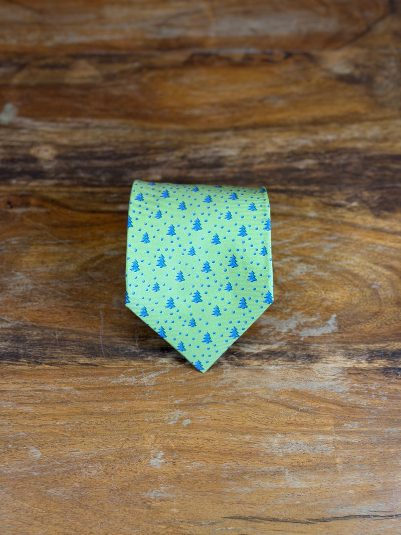 Corbata Hermés verde