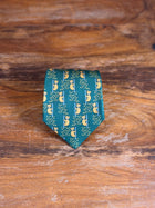 Corbata Hermés verde