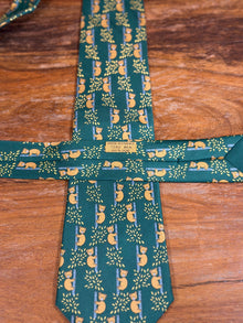 Corbata Hermés verde