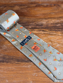 Corbata Hermés verde