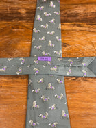 Corbata Hermés verde