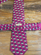 Corbata Hermés burdeos