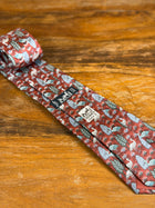 Corbata Hermés burdeos