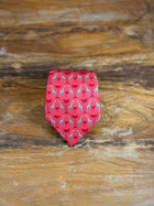 Corbata Hermés roja