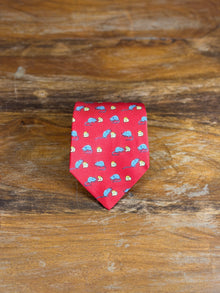 Corbata Hermés roja