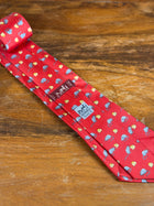 Corbata Hermés roja
