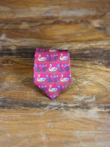 Corbata Hermés roja