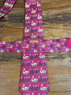 Corbata Hermés roja