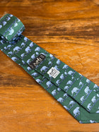 Corbata Hermés verde