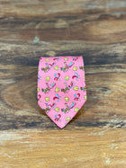 Corbata Hermés rosa