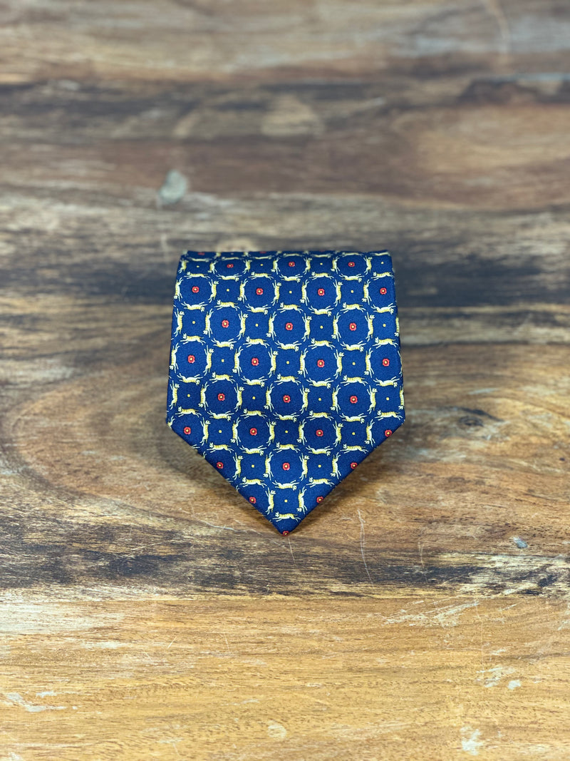 Corbata Salvatore Ferragamo azul
