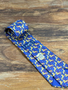 Corbata Hermés azul