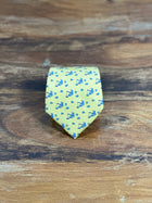 Corbata Hermés amarilla