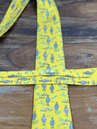 Corbata Hermés amarilla