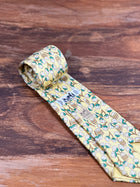 Corbata Hermés amarilla