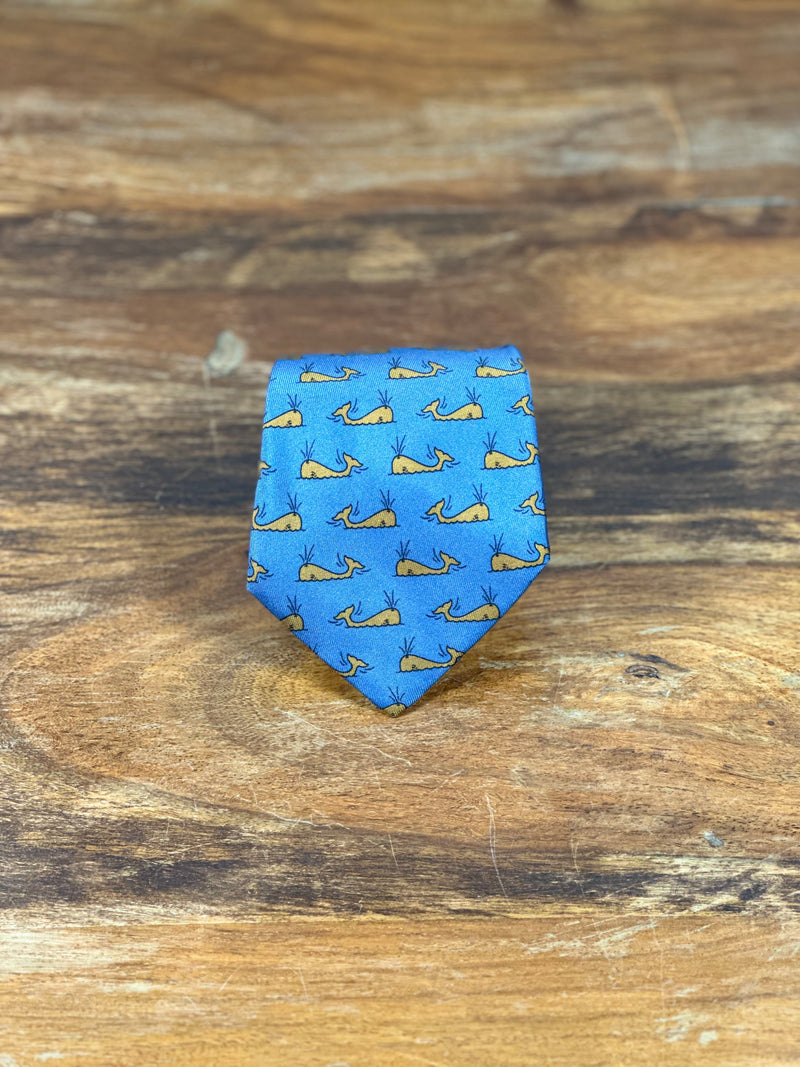 Corbata Hermés azul