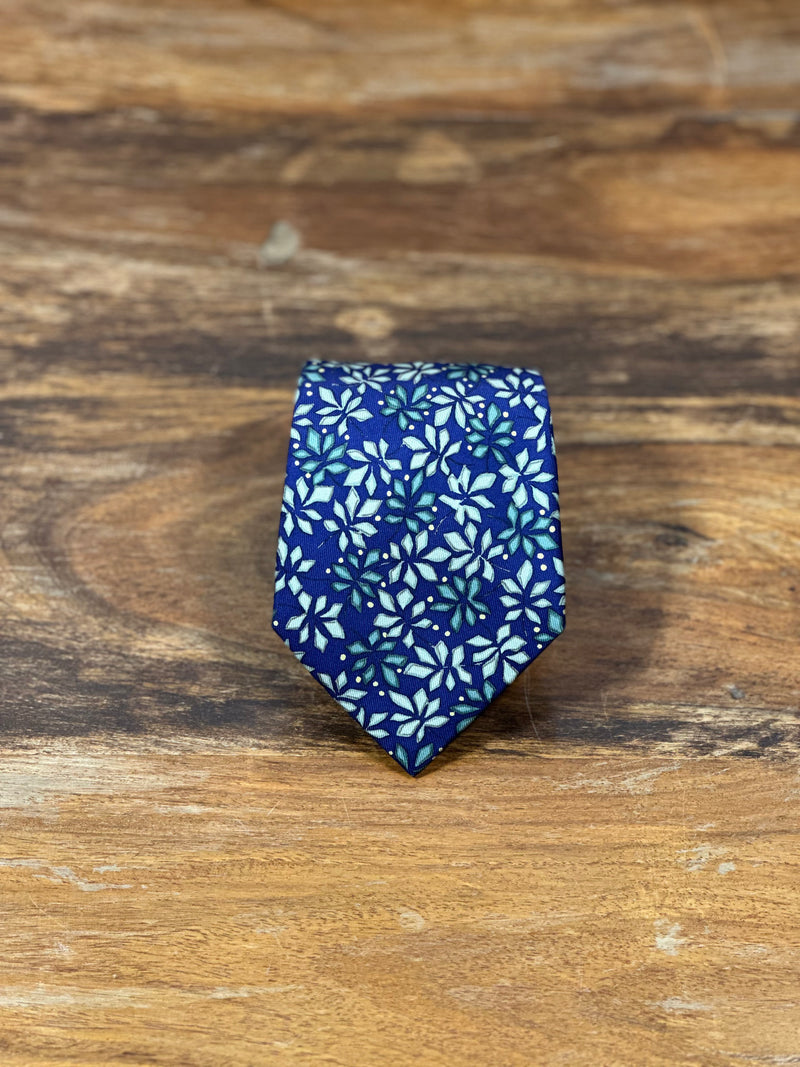 Corbata Hermés azul